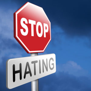 no hate stop hating start love tolerance and forgiveness forgive enemies no discrimination or racism